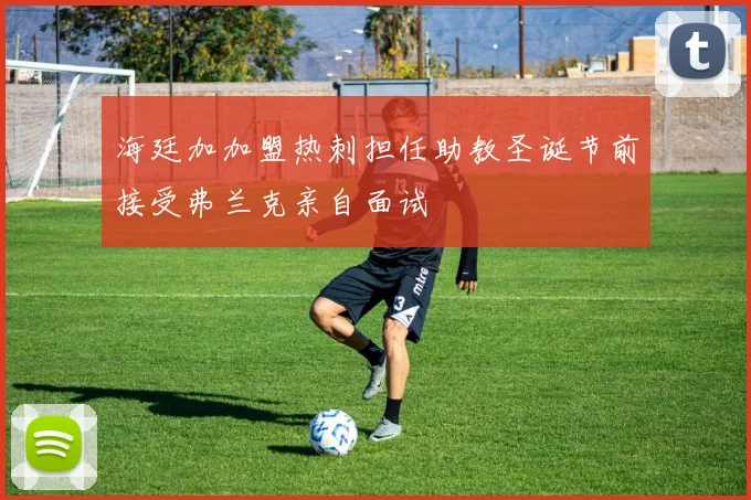 海廷加加盟热刺担任助教圣诞节前接受弗兰克亲自面试